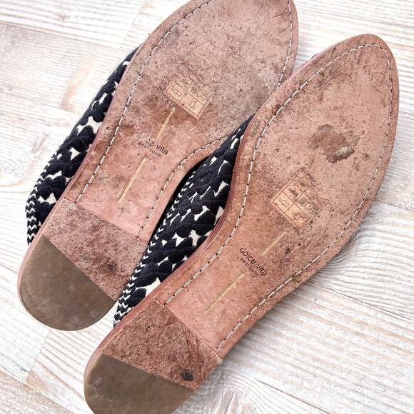 Dolce Vita Tia‎ Graphic Maximalist Embroidered Mule | Black/Ivory Size 8 - Picture 8 of 8